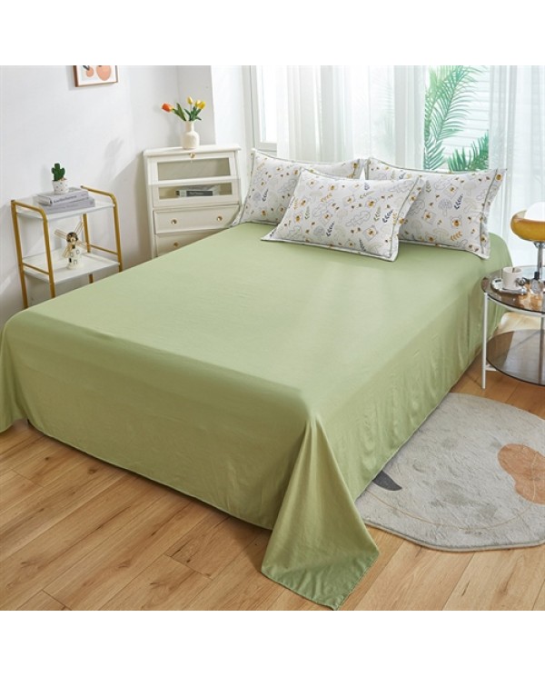 2025 new Class A double -layer gauze water cotton cotton lines four -piece single set