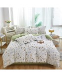 2025 new Class A double -layer gauze water cotton cotton lines four -piece single set