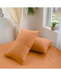 2025 new water washing cotton and hemp Doudou pure color summer is four -piece set