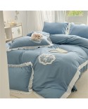 2025 new Korean small fresh princess style four -piece suit