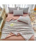 2025 new water washing cotton and hemp double -layer gauze is four -piece set