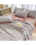2025 new water washing cotton and hemp double -layer gauze is four -piece set