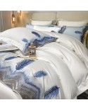 2025 new A category 100 new Xinjiang long velvet cotton embroidery four -piece dreamer series