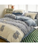 2025 New all -cotton printing four -piece series series
