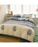 2025 New all -cotton printing four -piece series series