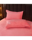2025 new milk velvet embroidery four -piece set of ten miles of spring breeze series sheet sheet four -piece set