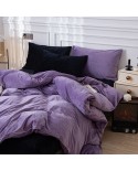 Autumn and winter of 2024 new high -grams heavy velvet crystal velvet mix and match series four -piece set