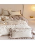 2025 New Washing Cotton Embroidery New Products Four -piece Set