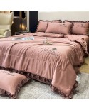 2025 new plant fiber summer is four-piece set-rose series