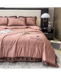 2025 new plant fiber summer is four-piece set-rose series