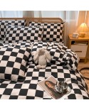 2025 New Wash Cotton Chessboard Qian Bird Essele Series Four -piece Set