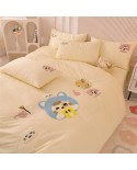 2025 new all -cotton chiffon lace four -piece series series