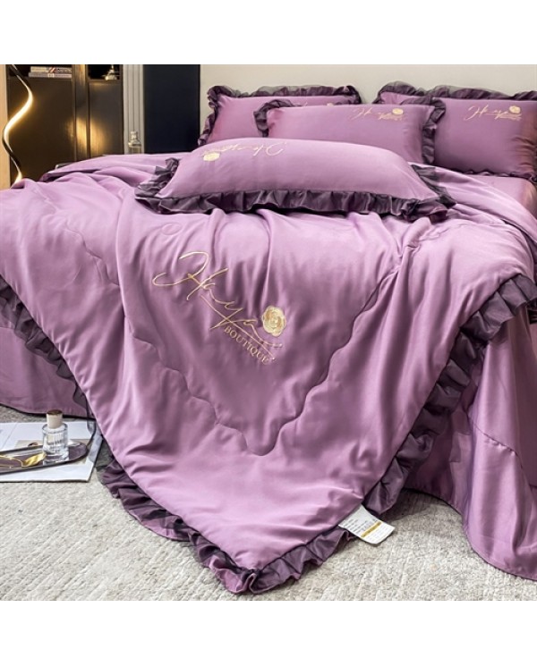2025 new plant fiber summer is four-piece set-rose series