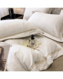 2025 Autumn and Winter New Products Luxury Gao Ding Condor Milk Velvet Series 1.5M Single Single Four -piece Baiyue Milk White